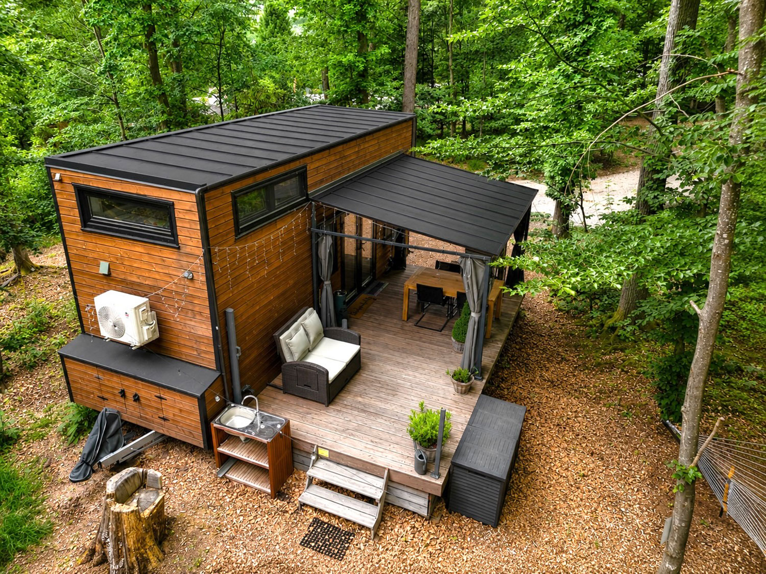Tiny House im Wald – TinyPark Tromm